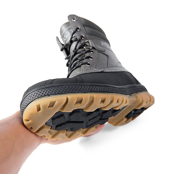 Herr Military Boot Combat Herr Stövlar Tacticalhane Shoes Work Safety Shoes Yj6680 Gray 40