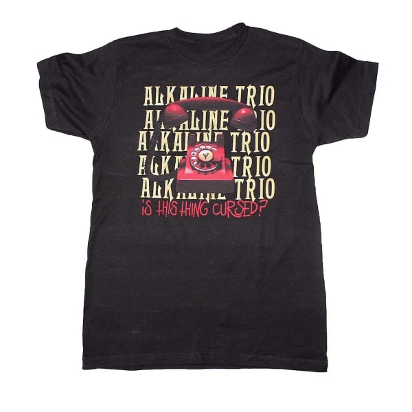 Alkalisk trio T-tröja Alkalisk trio är denna sak förbannade repeterare-T-tröja L