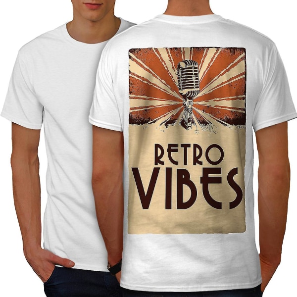 Retro Vibes Old Men T-shirt tillbaka L
