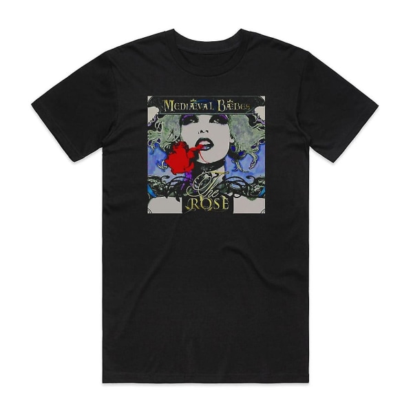 Medeltida Baebes The Rose T-shirt Svart XXXL