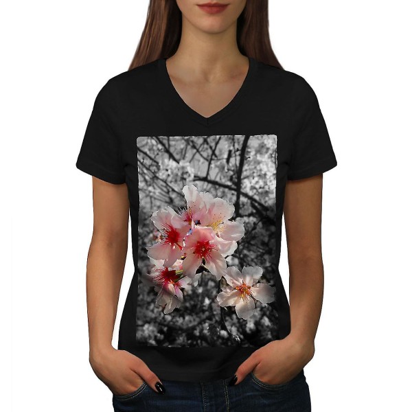 Träd Blomma Foto Natur Kvinnor T-shirt XL