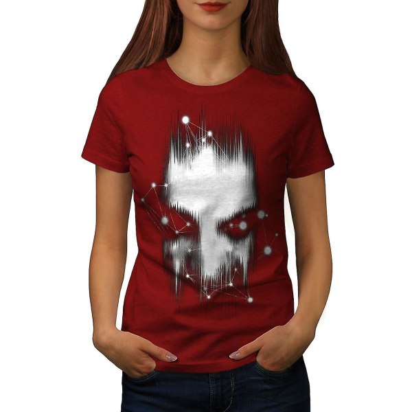 Abstrakt Face Fantasy Women Redt-shirt XXL