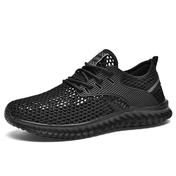 Sneakers för herr Löpartennisskor Lättviktsventilerande Sport Athletic 3C6920 Black 39
