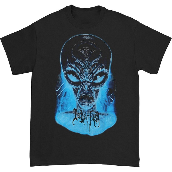 Deeds Of Flesh Alien Head T-shirt XXXL