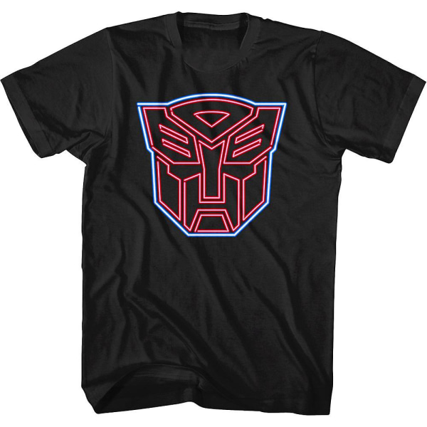 Neon Autobots Logo Transformers T-shirt XL