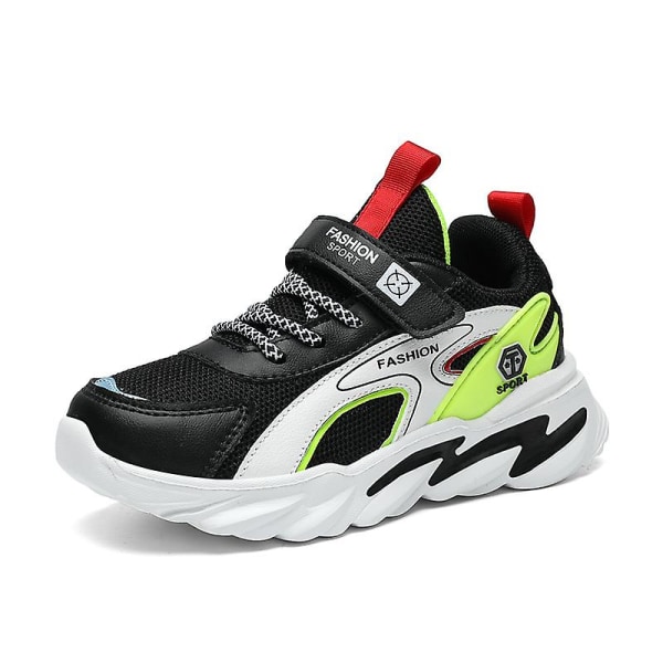 Pojkar Flickor Sneakers Andas löparskor Mode Sportskor 3Af858 Black 34