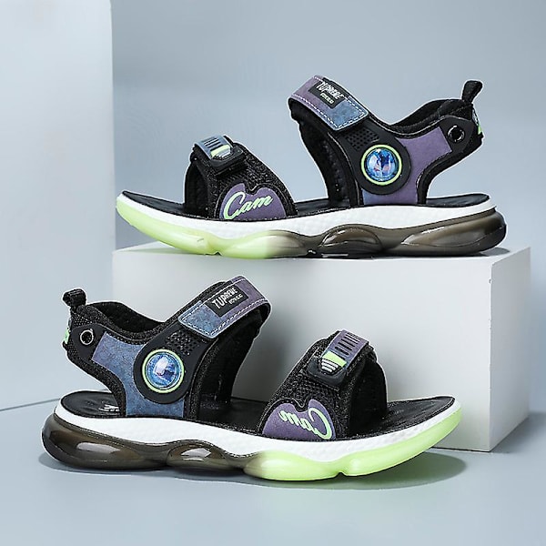 Pojkar Summer Outdoor Sandals Fisherman Sandals Lättvikts Sport Sandaler 3Cb806 Purple 32