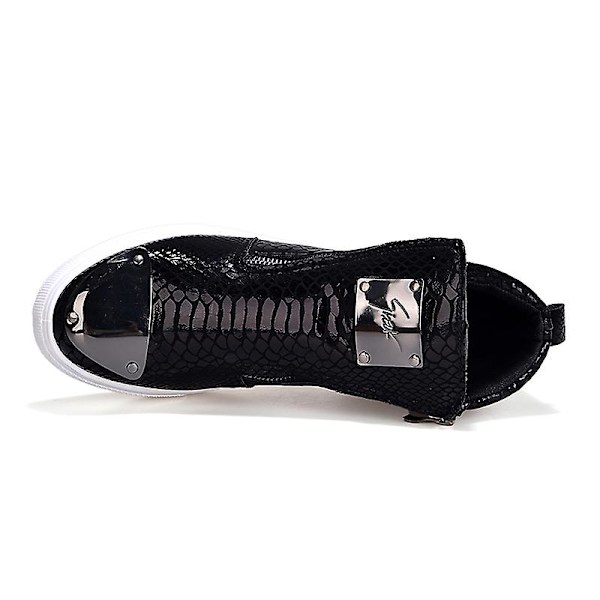 Herrskor Mode High-Top Casual Skor Sportskor 1Gb198 Black 40