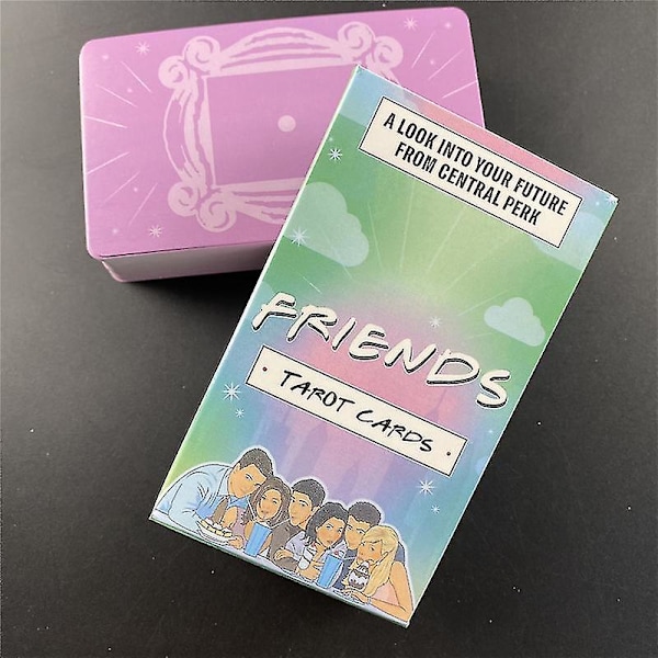 Friends Tarot-kort baserade på strukturen i den klassiska kortleken Divination Kortspel Brädspel Light See33st Ts173