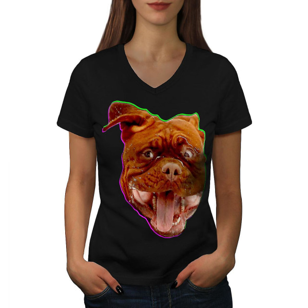 Min Bulldog söta roliga kvinnor T-shirt S