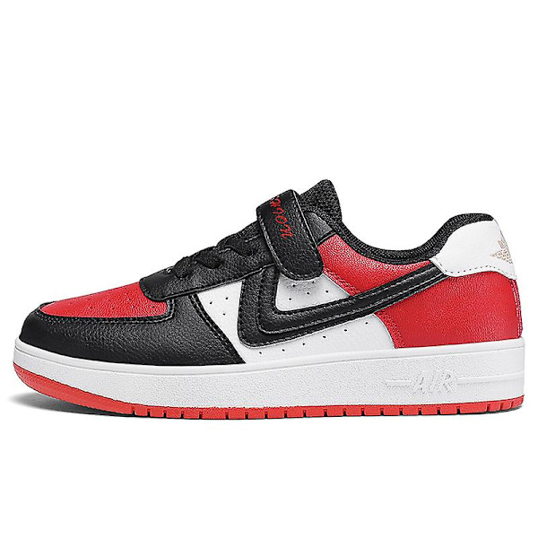 Pojkar Sneakers Andas Flickor Skateboard Skor Löparskor 3D9877 Red 34