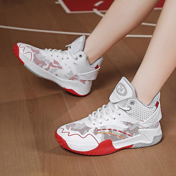 Basketskor för barn Andas halkfria sportlöparskor 6188 Red 34