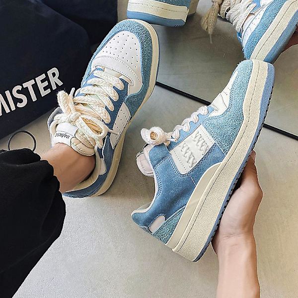 Herr Sneakers Andas Herr Skateboard Skor Löparskor C1373 Blue 41