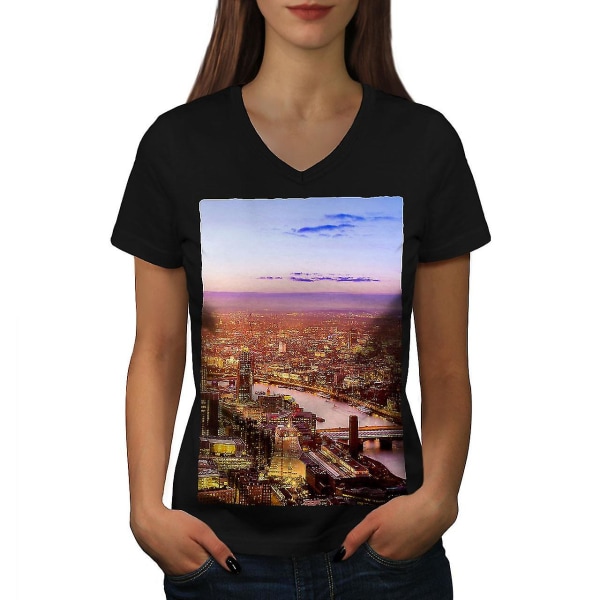 Dawn City Photo Women T-shirt XXL