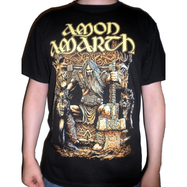 Amon Amarth Herr Thor Odens Son T-shirt Svart 4X