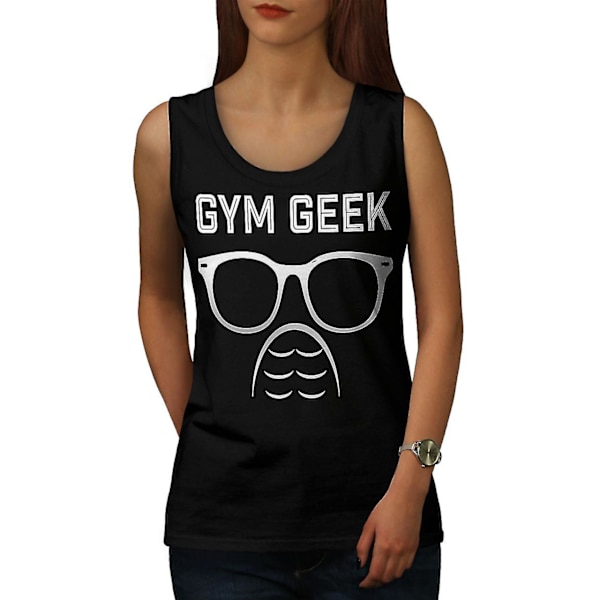 Geek Gym Fitness Dam Blacktank Top XXL