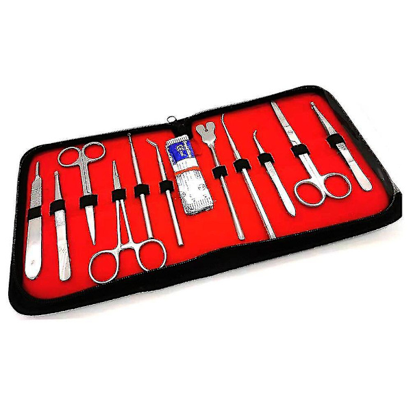 22 st/ set Advanced Dissection Kit Dissekering Anatomi Biologi Studenter Skalpellinstrument Lab Veter