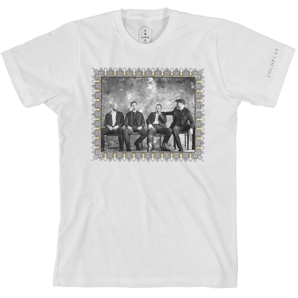 Coldplay Everyday Life Vintage vit T-shirt XXL