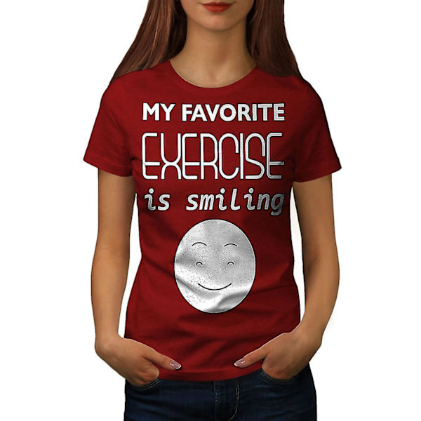 Leende positiva kvinnor T-shirt M