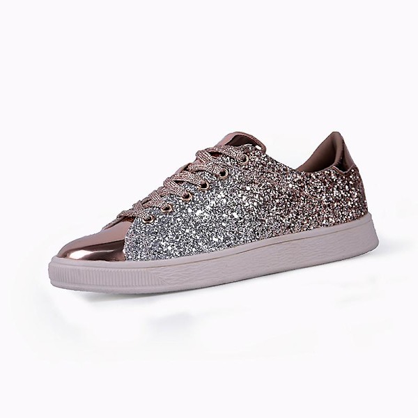 Damsneakers Andas skateboardskor Löparskor 1812 Gold 41