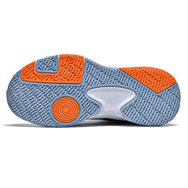 Pojkar Basketskor Andas löparskor Mode Sneakers 3Da853 WhiteBlue 40
