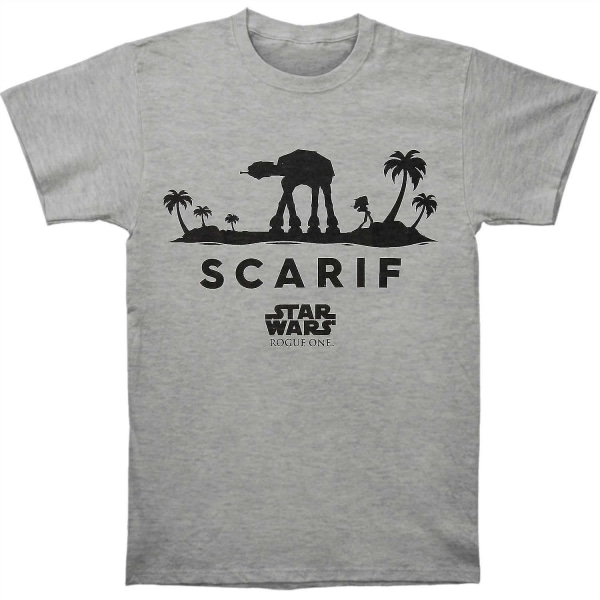 Star Wars Rogue One At-at Silhouette Scarif T-shirt XXL