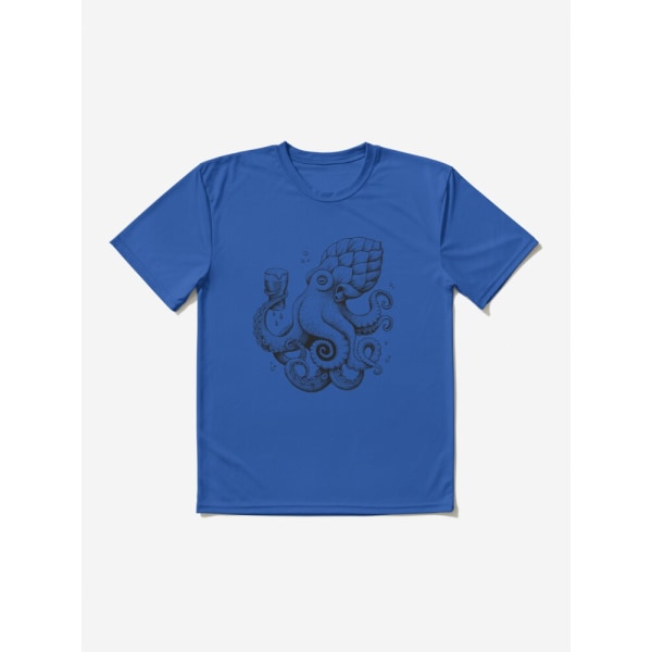 Hoptopus - Aktiv T-shirt för öldrickande bläckfisk Royal Blue 3XL_Front