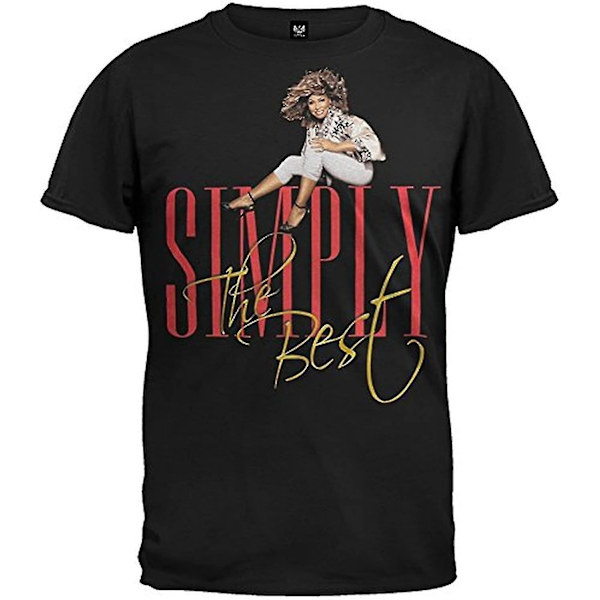Oldyili Tina Turner - Simply The Best T-shirt Svart L