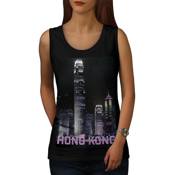 Hong Kong Nattmode Dam Blacktank Top L