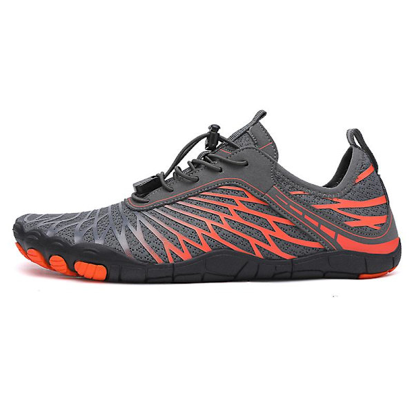 Vattenskor för män Snabbtorkande Sport Aqua Skor 3Ba8305 GrayOrange 41