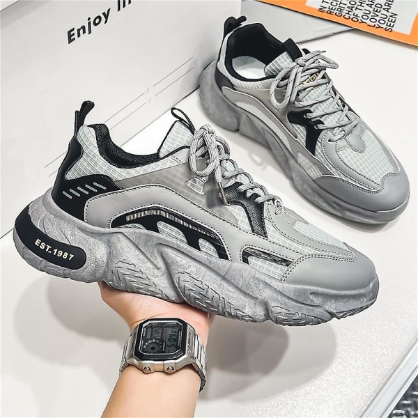 Herrsneakers Andas löparskor Mode Sportskor 3Abk2053 Gray 41