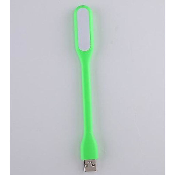 Boklampa, LED USB mini nattlampa 5v 1,2w Power Bank Läslampa (grön)