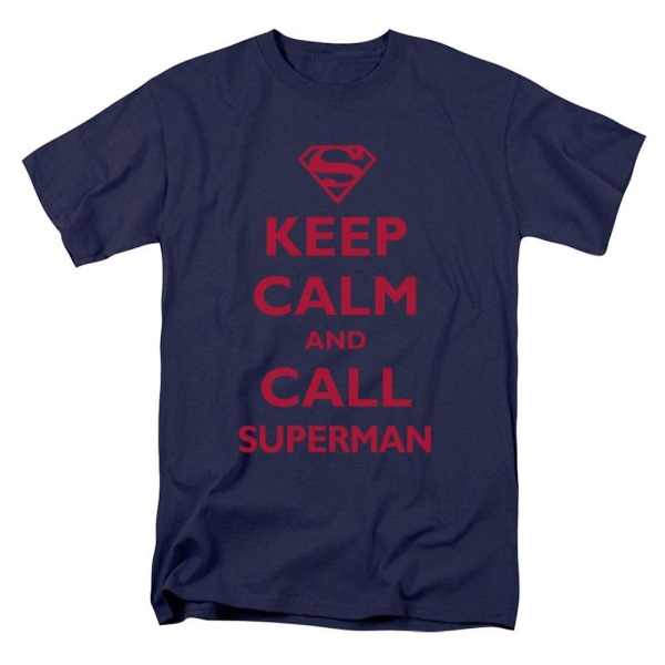 Superman Call Superman T-shirt L
