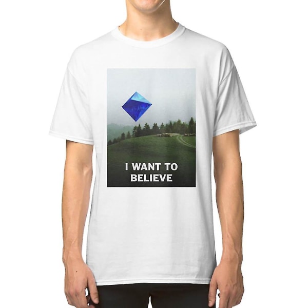 Evangelion I Want To Believe T-shirt M