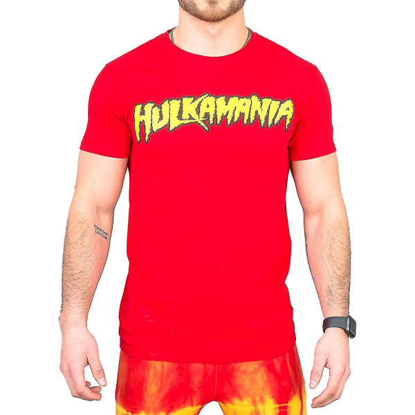 Wwe Hulk Hogan Hulkamania Röd T-shirt för män XL