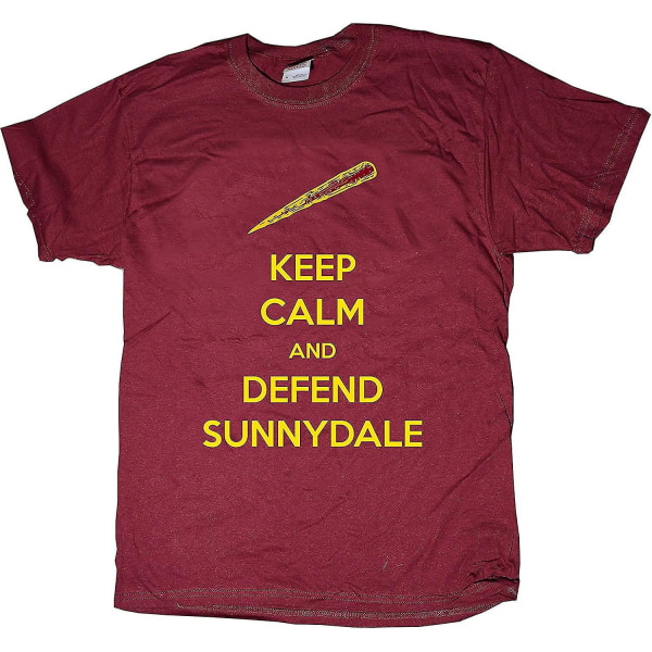 Buffy The Vampire Slayer Håll dig lugn och försvara Sunnydale kortärmad t-shirt