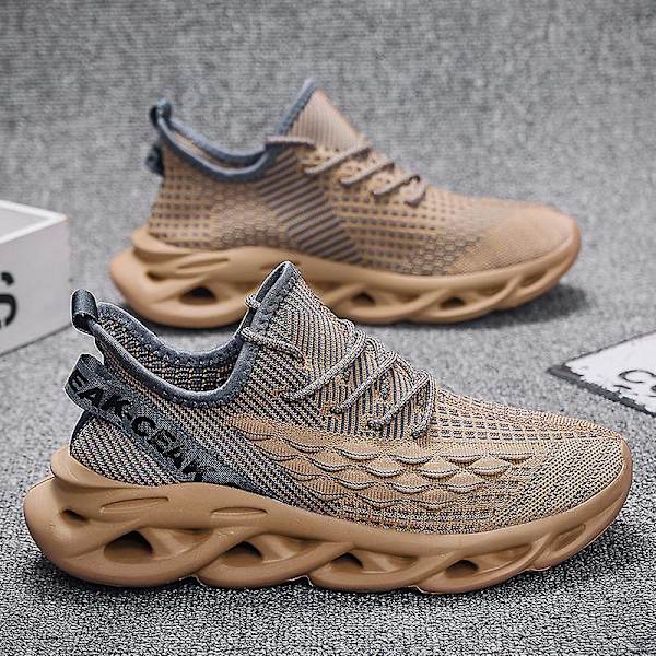 Herr Sneakers Andas löparskor Mode Sportskor 3C1023A Khaki 41