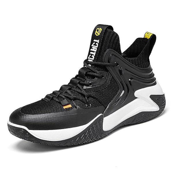 Basketskor för män Mode Halkfria sneakers Andas sportskor 2Lq8 Black 41