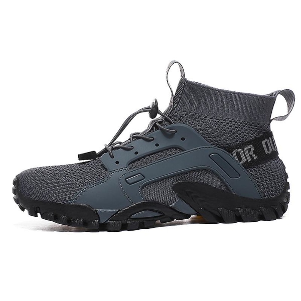 Vandringsskor för män Trailrunning Skor Halksäkra Fitness Promenad Jogging Sneakers 3Cw25 Gray 42