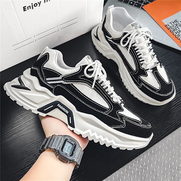 Herrsneakers Andas löparskor Mode Damsportskor 01 Black 41
