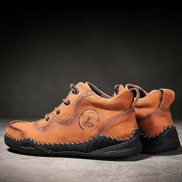 Utomhusstövlar för män Mode Casual Boots 1G668 Brown 41