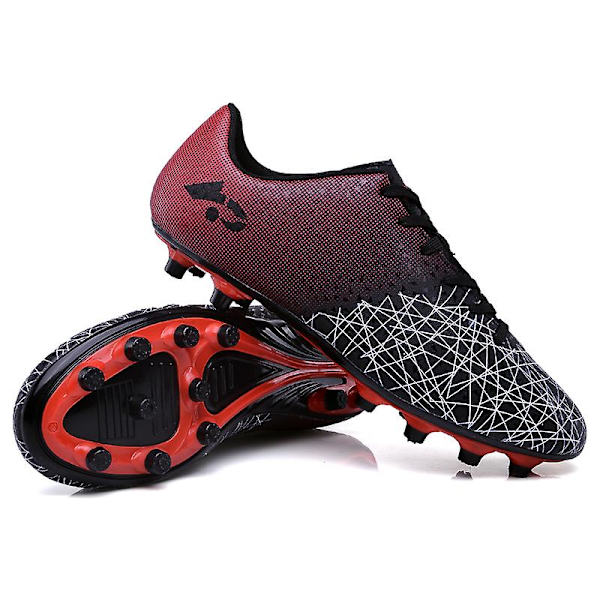 Fotbollsskor för män Aldult Fotbollsskor Grästräning Sport Skor Sneakers 3B27017 Black 41