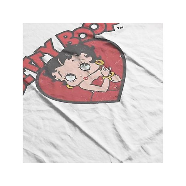 Betty Boop Love Röd Klänning Damväst M