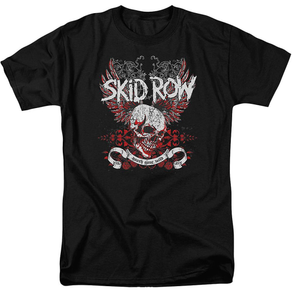 Svart Youth Gone Wild Skid Row T-shirt XL