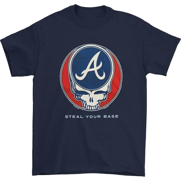 Grateful Dead Steal Your Base Team Färg Atlanta Braves T-shirt XXL
