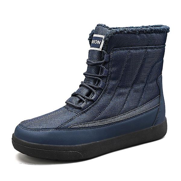 Herrstövlar Mode Vattentäta snökängor Dam Vinterskor M03 Blue 36