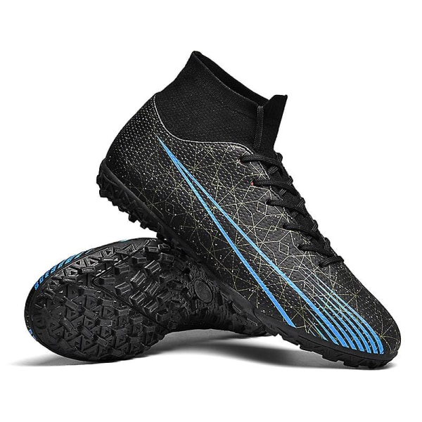 Fotbollsskor för män Halkfria fotbollsskor för herr, Gräs Fotbollssneakers 2L20167-1 Black 41
