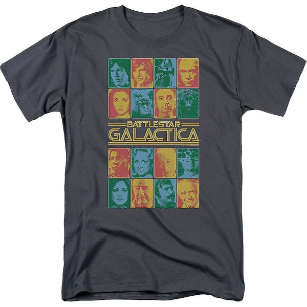 Cast Battlestar Galactica T-shirt L