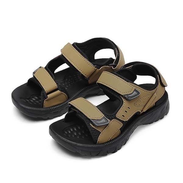 Pojkar Summer Outdoor Sandals Fisherman Sandals Lättvikts Sport Sandaler 3Ca7116 Khaki 30