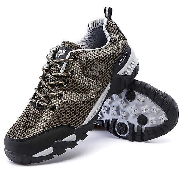Herr Dam Sneakers Andas löparskor Mode Sportskor 3C602 Gray 44